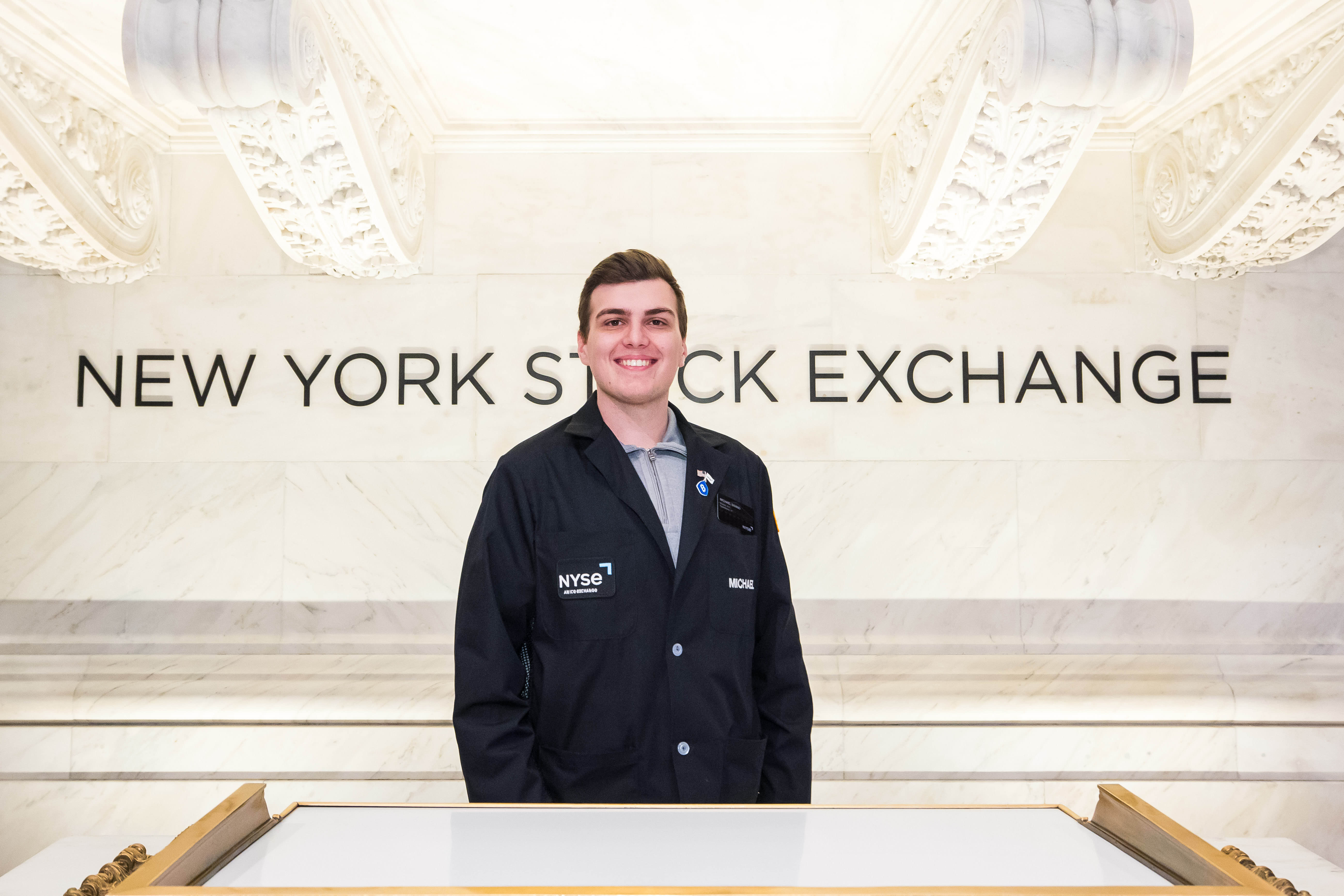Michael Savino at the NYSE